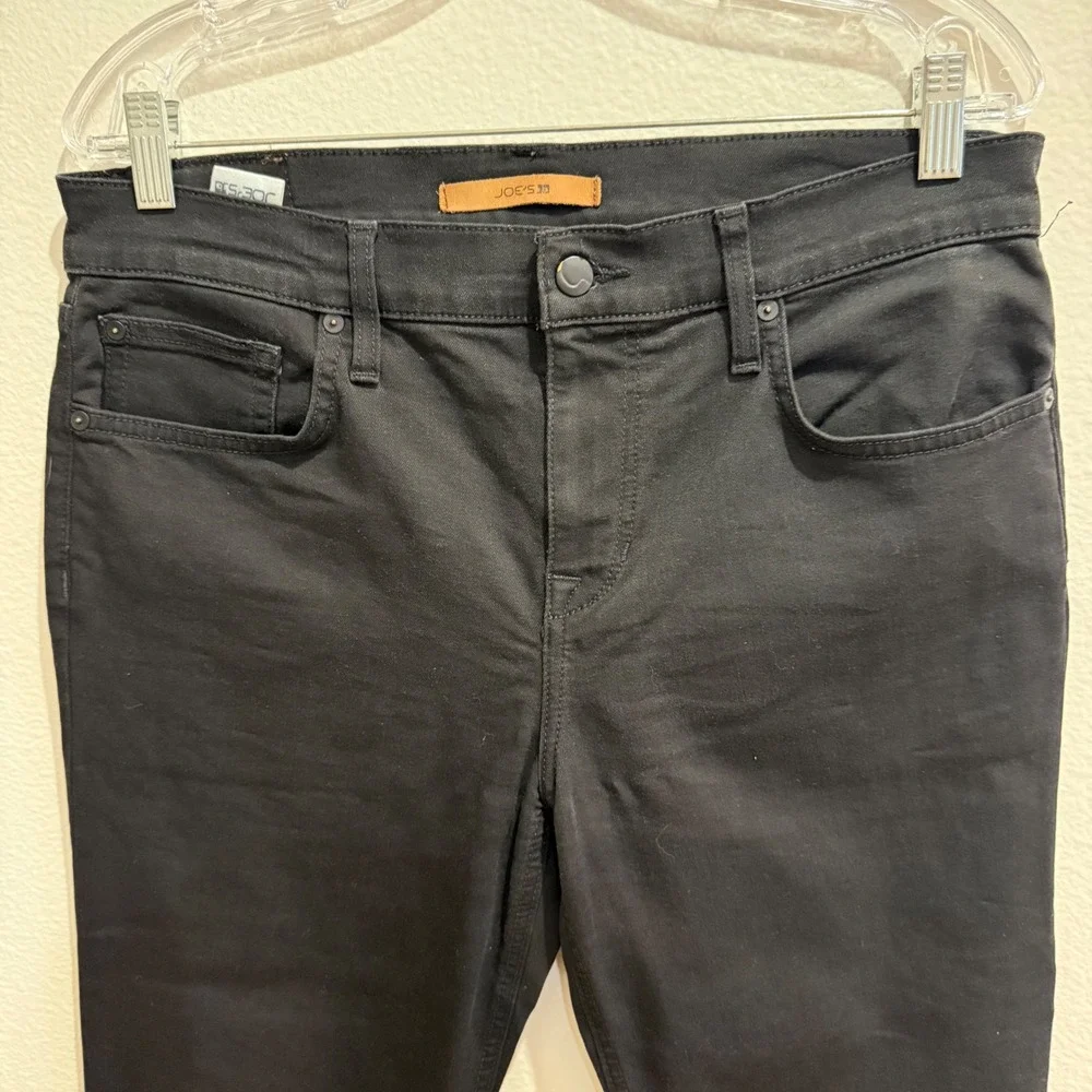 Joes Jeans Mens Slim Fit Black Pants Size 33 High Stretch Tapered Leg